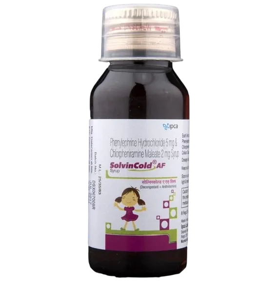 solvin cold af syrup 60 ml